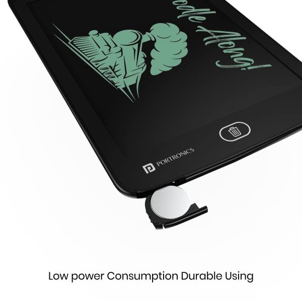 Portronics Ruffpad 8.5E Re-Writable LCD Writing Pad - Image 3