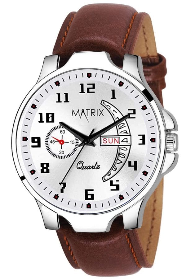 Matrix Analog Day & Date Display Wrist Watch for Men & Boys - Image 5