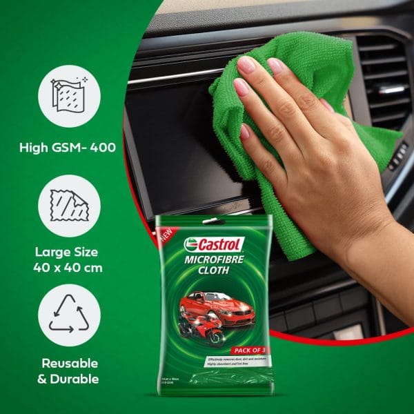 Castrol Microfibre Cloth for Cleaning - Image 4
