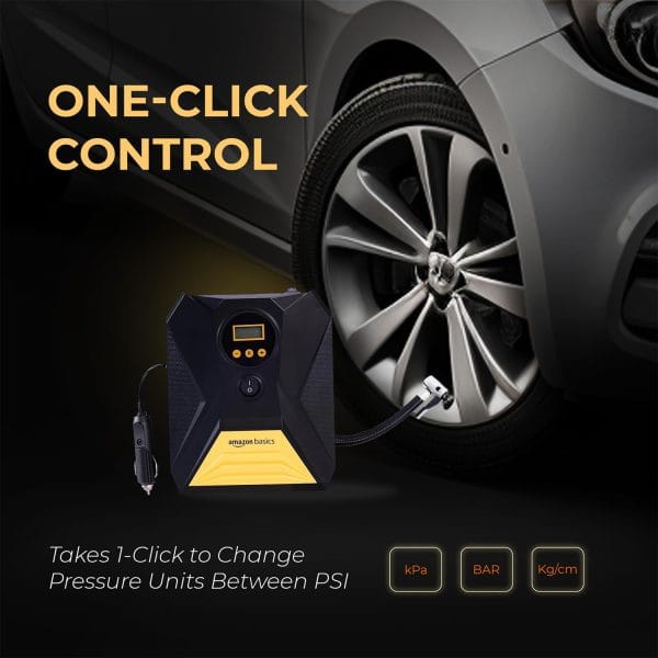 Amazon Basics Portable DC Digital Tyre Inflator 12V - Image 3