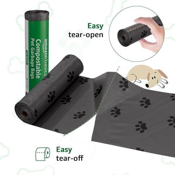Amazon Basics Compostable Dog Poop Bags - Image 2