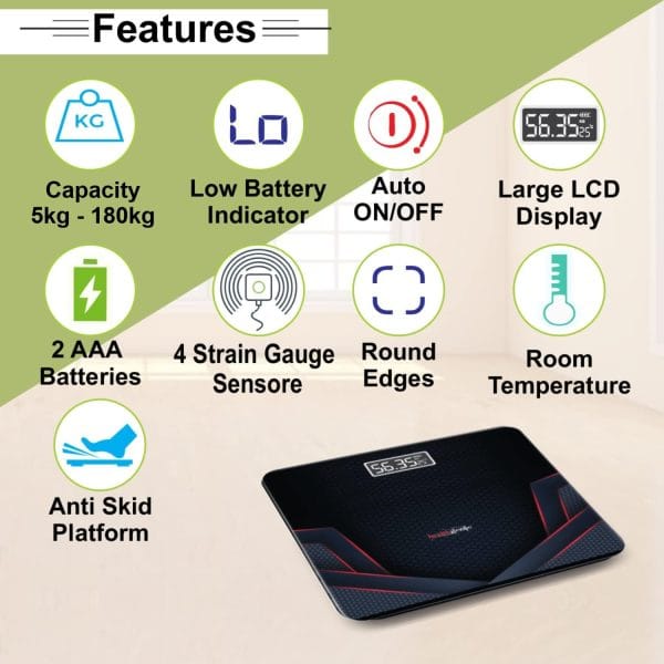 Healthgenie Weight Machine for Body Weight - Image 3