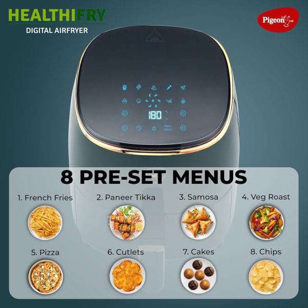 Pigeon Healthifry Digital Air Fryer - Image 4