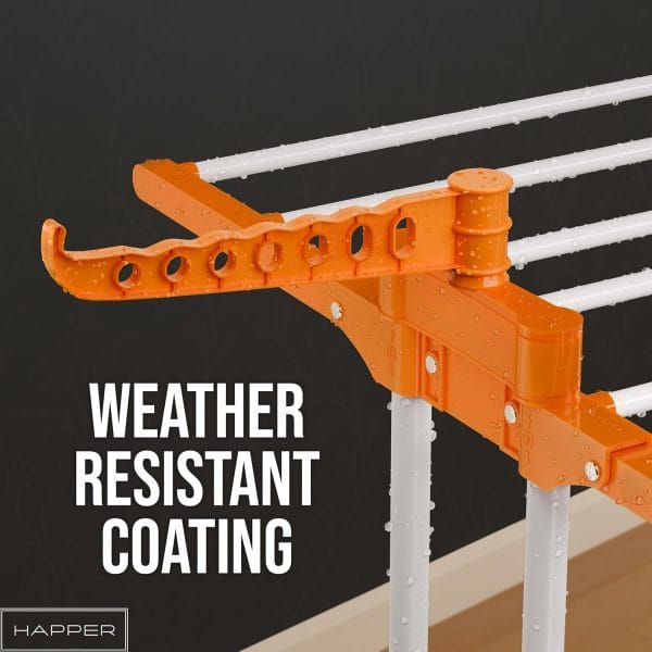 Happer Premium Clothes Stand for Drying with Wheels - Image 2