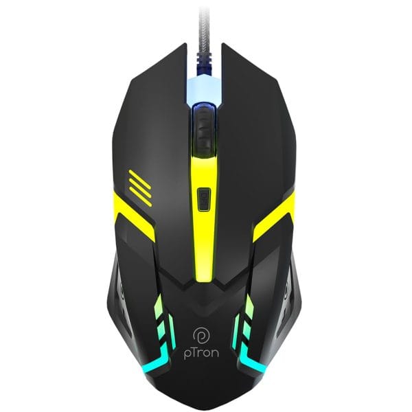 pTron Flick M12 Wired USB Mouse with 4 Buttons